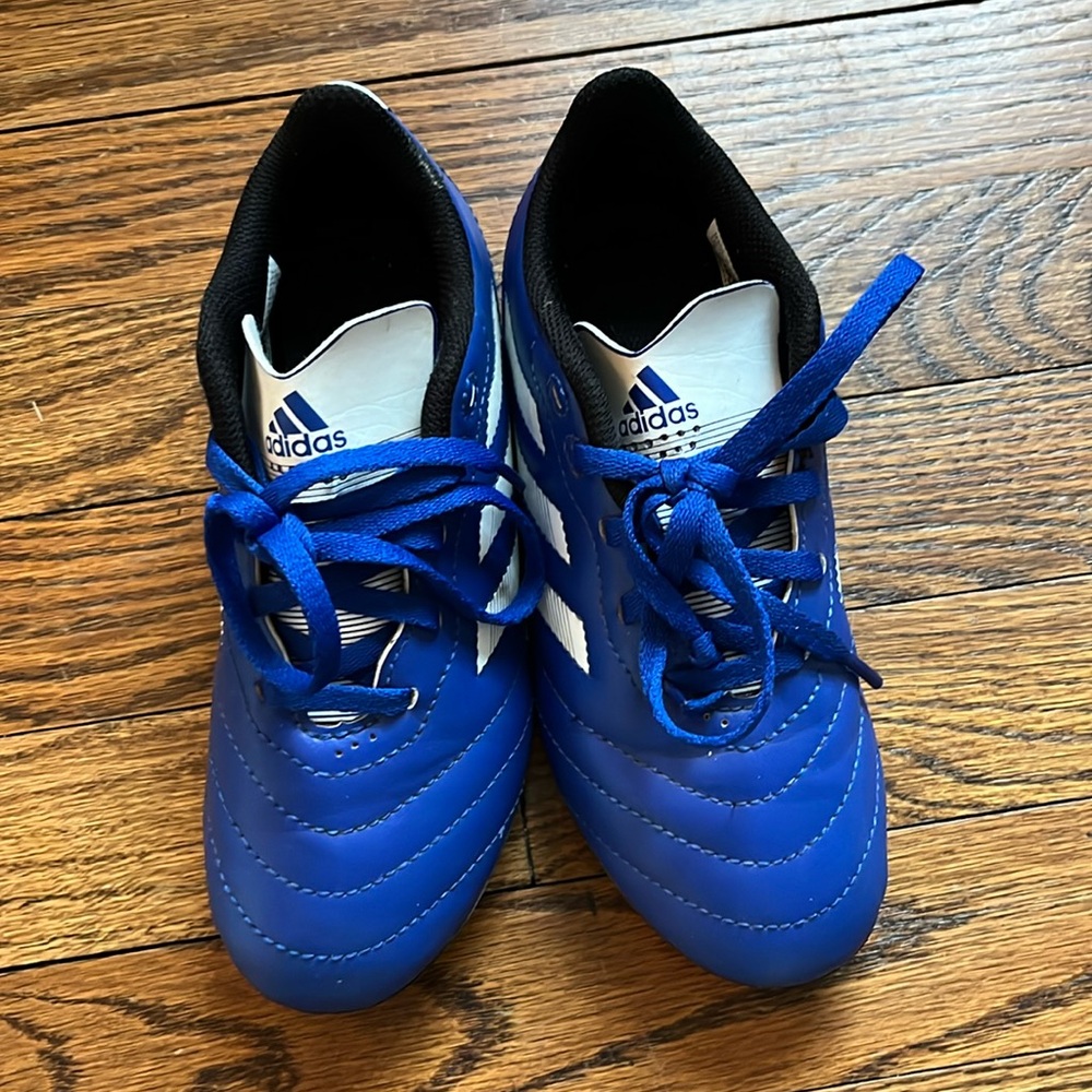 Adidas Blue Soccer Cleats Kids Size 1